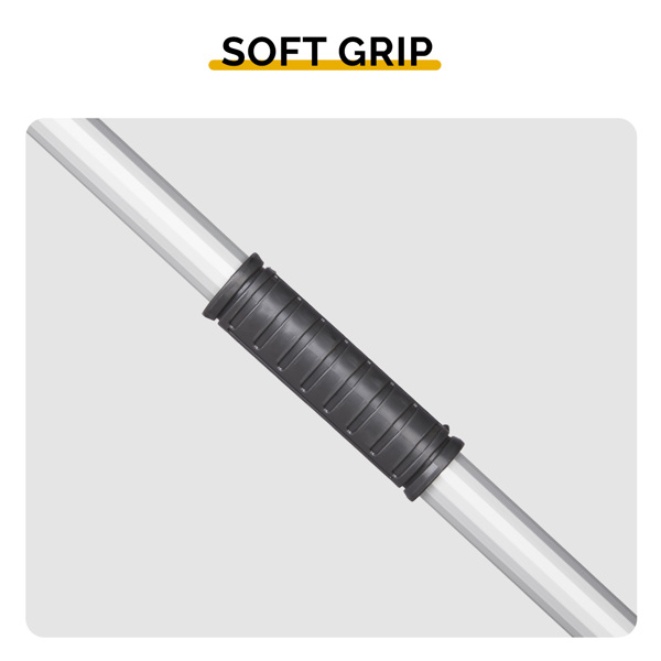 5.9-9.8FT 银+红 手动摘剪器 伸缩铝杆 铝杆+铁 杆式工具-3