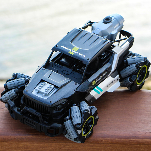 4DRC Y3 遥控卡车带喷雾和灯光，双电机越野遥控车，2.4Ghz 4WD 360° 攀岩车，手势控制，35+ 分钟游戏，适合男孩女孩和成人的玩具车.物流由UPS/USPS/FEDEX随机发出.-12
