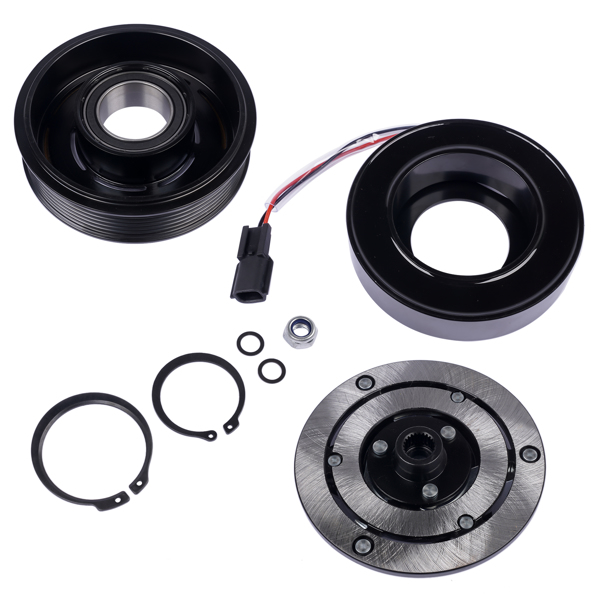 A/C电磁离合器 A/C Compressor Clutch Kit for Nissan Sentra S/SL/SR/SV 1.8L Sedan 2013-2019 926003SH0A 926003SH1A 926003SH1B CO29072C-3