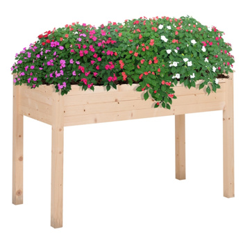 高架花园床/木制花盆 /木材种植箱（周末不发货）（ Amazon Shipping）（WalMart禁售）