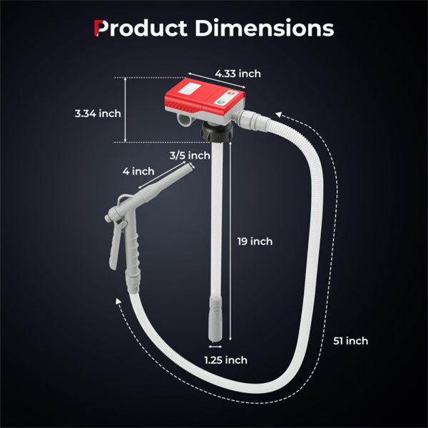 Fuel Transfer Pump Includes Nozzle -3