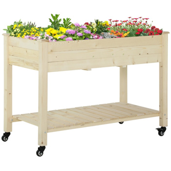 高架花园床/木制花盆 /木材种植箱（周末不发货）（ Amazon Shipping）（WalMart禁售）