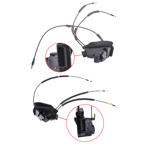 门锁执行器 2Pcs Door Lock Actuator Front Driver+Passenger Side for Nissan Pathfinder 2018-2020 3.5L 805009PM0A 805019PM0A-4