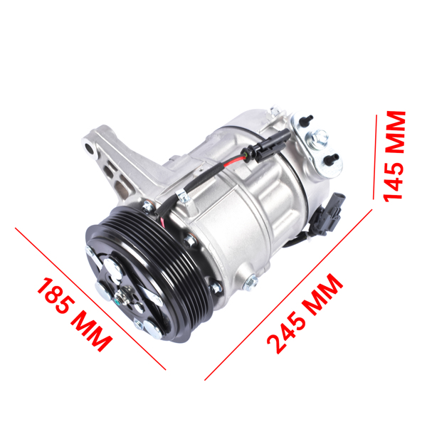 A/C Compressor 7SBH17 for Chevrolet Impala Limited 3.6L V6 FLEX DOHC 2014-2016-5