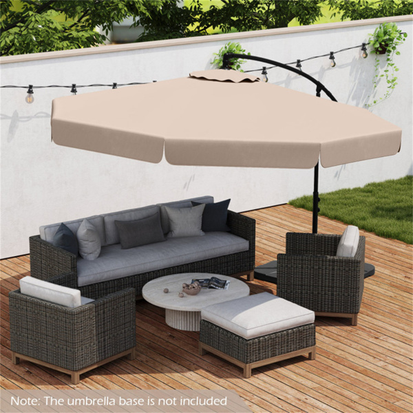 10 Feet Patio Cantilever Umbrella -9
