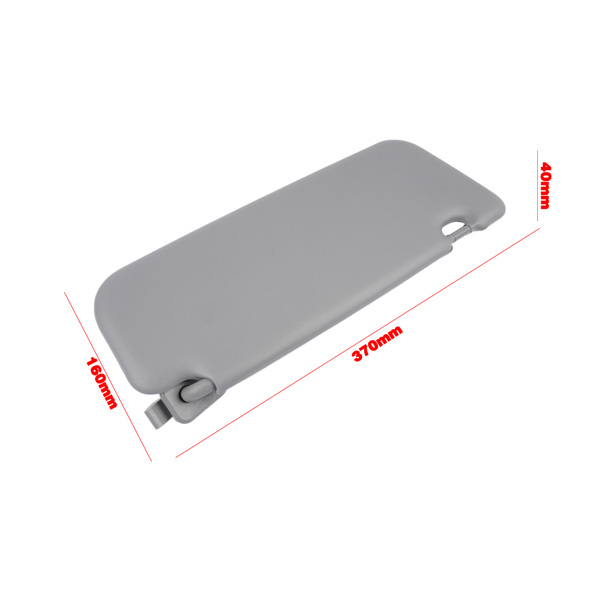 遮阳板 Front Left Driver Side Gray Sun Visor for Hyundai Accent 1E 1.6L GAS DOHC 852101R000-6
