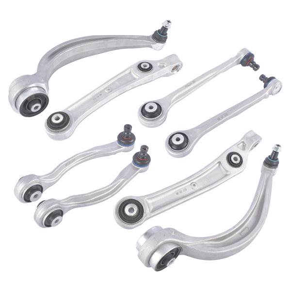 控制臂 8PCS Front Control Arms & Ball Joint Assembly For Audi Q7 2017-2019 2.0L 3.0L 4M0407151H 4M0407693E-4