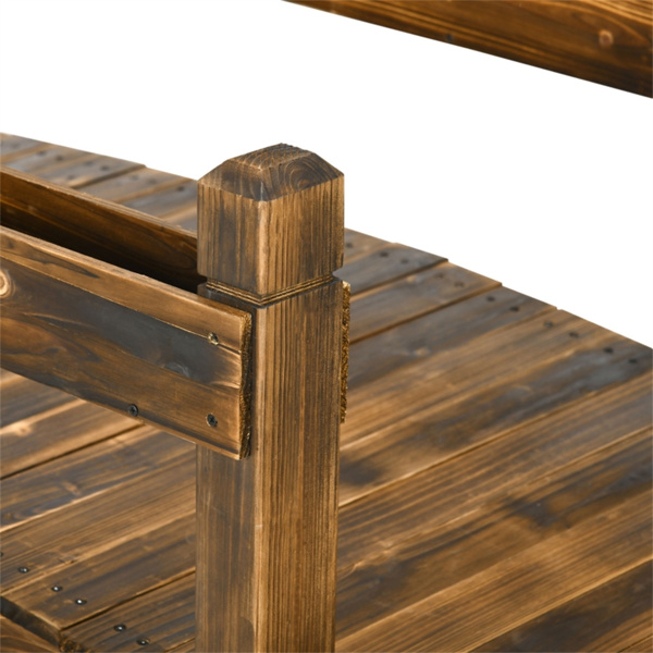  Wooden Garden Bridge Arc Footbridge ( Amazon Shipping)（Prohibited by WalMart）-6