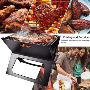 便携式 BBQ 烧烤架 可折叠炭烤架 露营 花园 户外 旅行