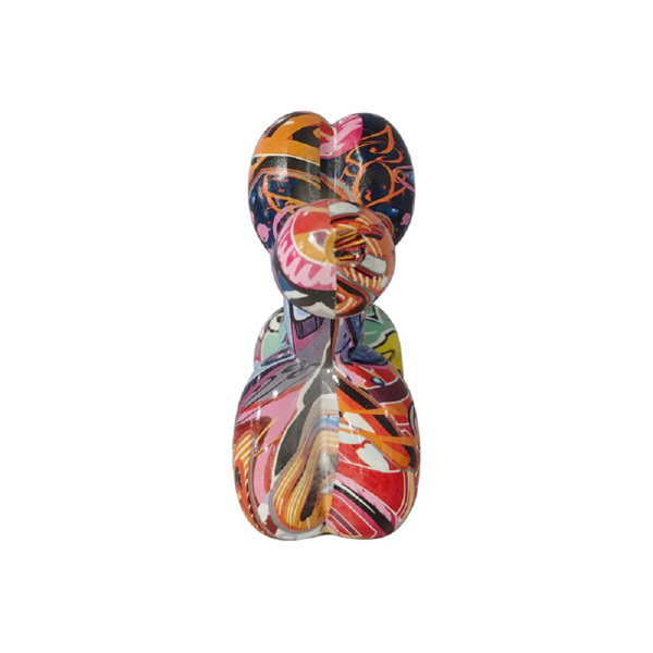 Resin Balloon Dog Sculpture, Cute Animal Resin Art Sculpture Crafts, Home Dining Table Decoration Sculpture-3