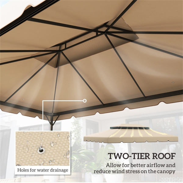 Outdoor Pop Up Canopy Gazebo ( Amazon Shipping)（Prohibited by WalMart）-4