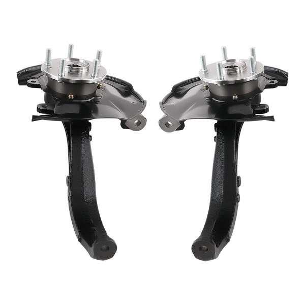 Pair Front Steering Knuckle+Wheel Hub Bearing for Honda Accord Acura TSX 08~12	-2