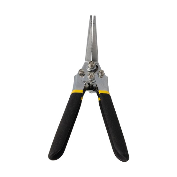 Metal Hand Seamer, 6 Inch Straight Jaw Sheet Metal Bender Tools for Flattening Metal,Double Dipped Cushion Handle-4