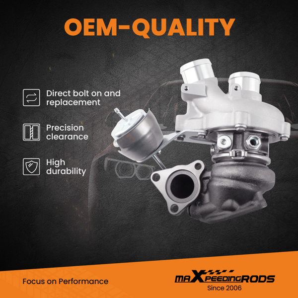 K03 涡轮增压器 适用于福特 3.5L Ecoboost F150 2013-2016 左侧涡轮增压器带垫片-3