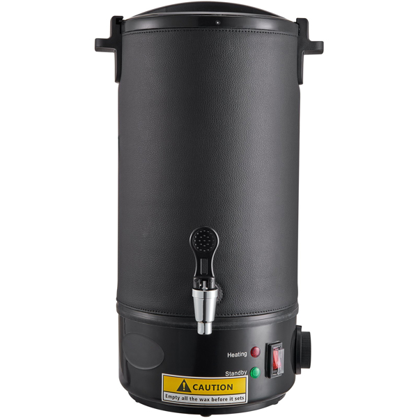 10L工业级电熔蜡器，适用于蜡烛制作，具有9层温度控制、精密浇注口和不粘涂层，是散装蜡烛、奶油生产和家庭DIY的理想选择（周末不发货，禁售亚马逊）-10