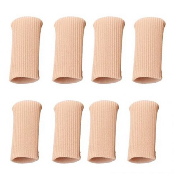 8pcs纤维硅胶脚趾套 (4pcs中号+4pcs大号）-1