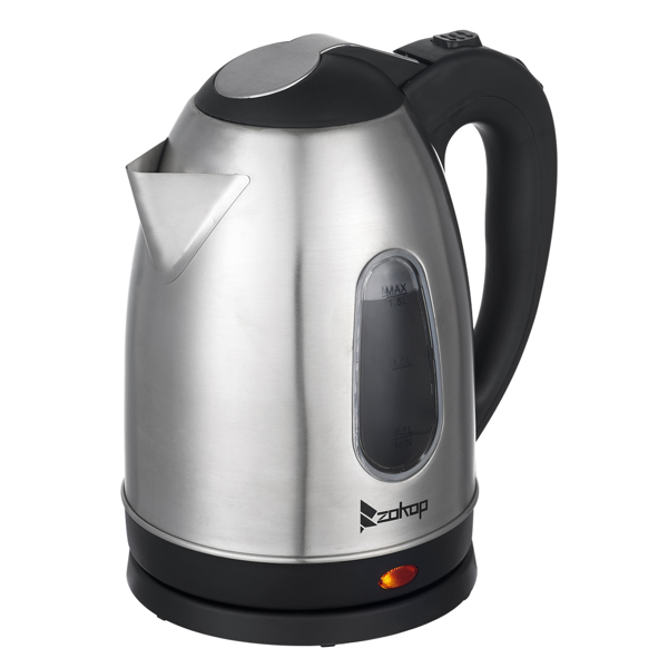 美规 HD-1802S 1.5L 电水壶 120V 120V,1200W 带水窗 不锈钢 N002【同款编码 00574412】-6