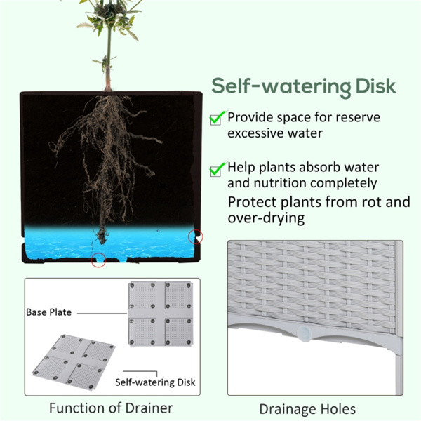 高架花园床/木制花盆 /木材种植箱（周末不发货）（ Amazon Shipping）（WalMart禁售）-6