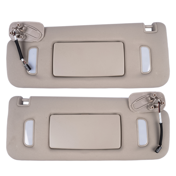 遮阳板 2Pcs Front Left and Right Sun Visors Sunshade for Cadillac Escalade Chevrolet Silverado GMC Yukon XL 1500 2007-2014-1