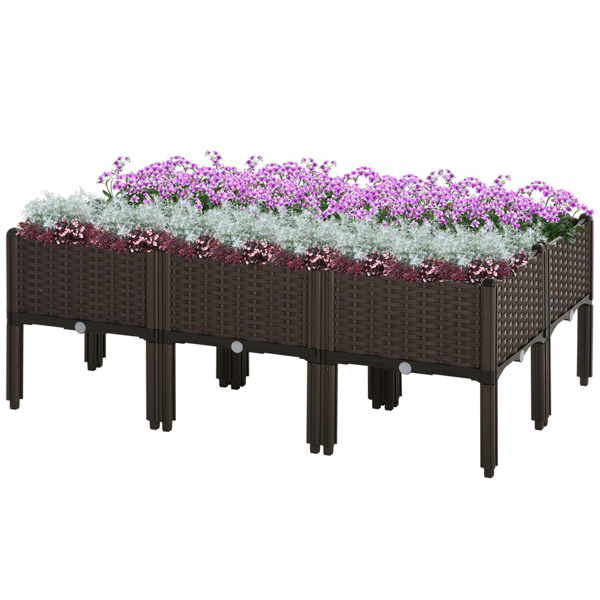 高架花园床/木制花盆 /木材种植箱（周末不发货）（ Amazon Shipping）（WalMart禁售）-1