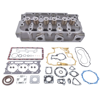 缸盖总成 Full Cylinder Head Valve & Spring Gasket for Kubota D902 Engine RTV900 RTV900W