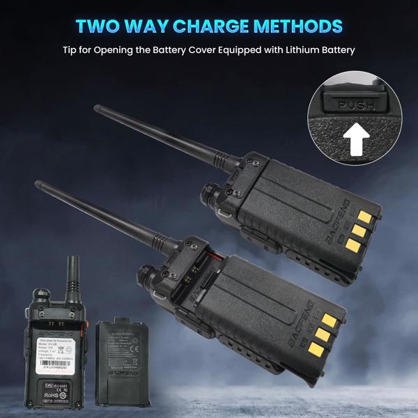 宝峰  UV-5R 双音多频对讲机 黑色 一个装-3