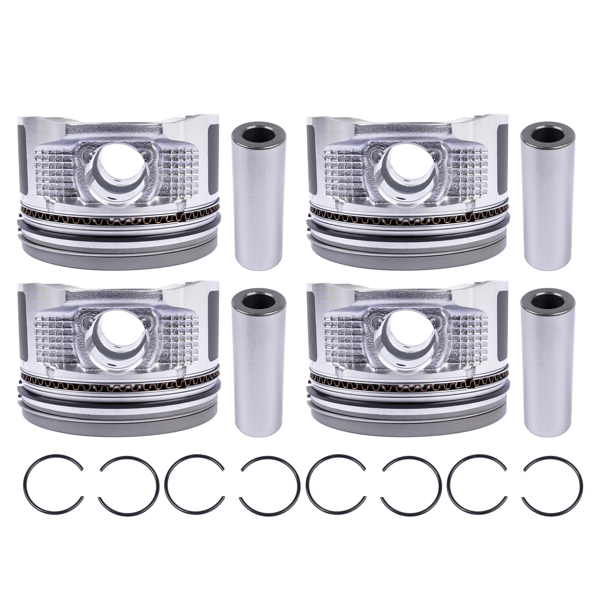 活塞 4pcs Engine Piston Rings Set for Toyota 4Runner T100 Tacoma 2.7L 3RZFE 1994-2004 13103-75041 13101-75041-1