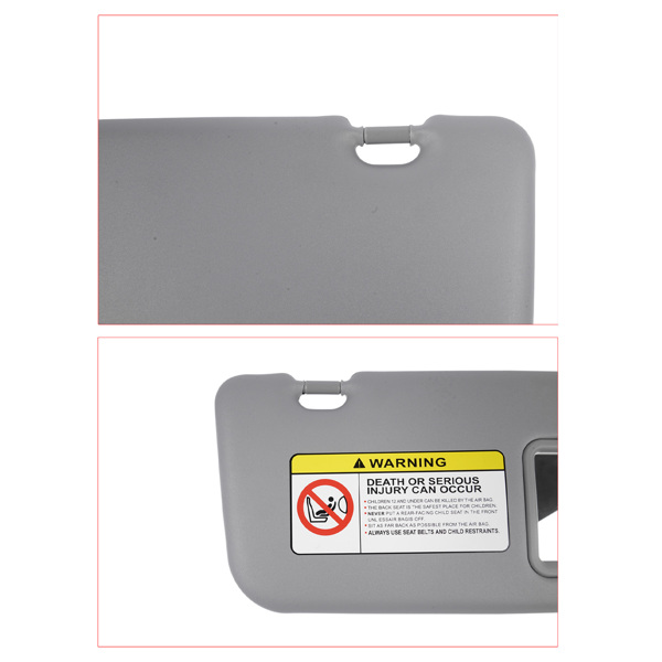 遮阳板 Pair of Front Left and Right Sun Visors for Hyundai Accent 1E 1.6L L4 Driver and Passenger Side 2Pcs 85210-1R000 85220-1R000-8
