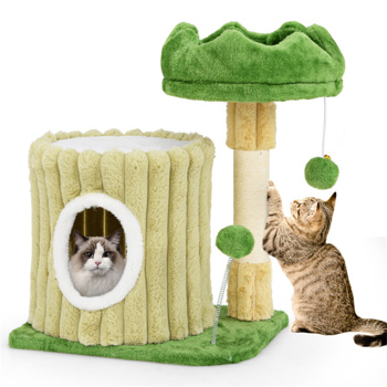 ﻿  猫公寓带剑麻抓柱和晃球（amazon shipping-发货，WALMART/AMAZON禁止销售）周末不发货