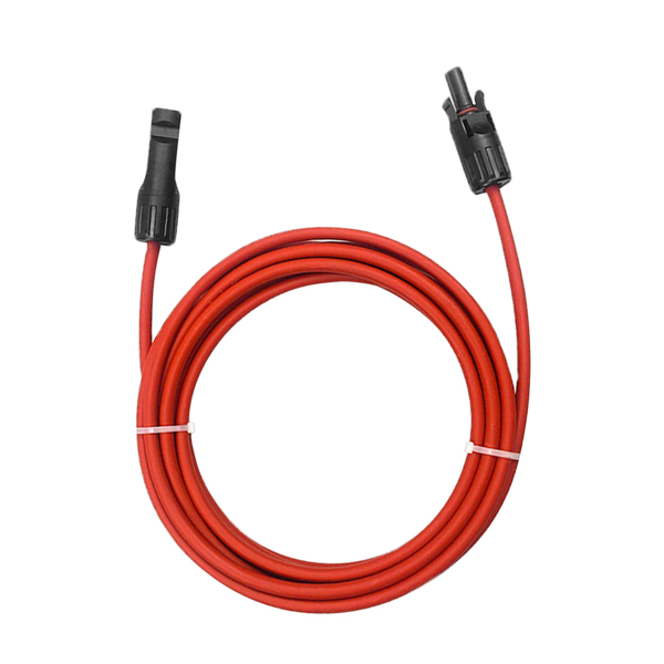 50FT红线 + 50FT黑线 10AWG 光伏外接线 + 1对连接器-4