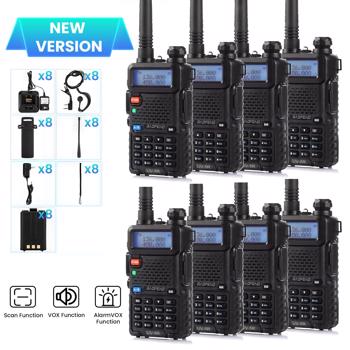 宝峰 UV-5R 双音多频对讲机（8台装）黑色