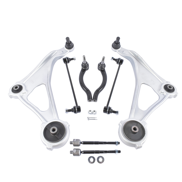 控制臂套装 8Pcs Front Left and Right Lower Control Arm Suspension Kit for Nissan Altima Maxima 2.5 3.5 2015-2023 54500-9HP0A 54501-9HP0A-1