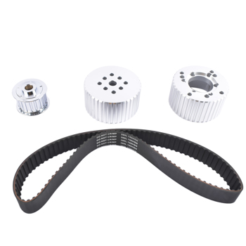 皮带轮套装 Billet Aluminum Belt Drive Pulley Kit SWP for Small Block Chevy SBC 283 305 327 350 383 400 Engine