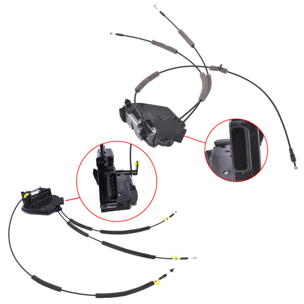 门锁执行器 2Pcs Door Lock Actuator Front Driver+Passenger Side for Nissan Pathfinder 2018-2020 3.5L 805009PM0A 805019PM0A-2