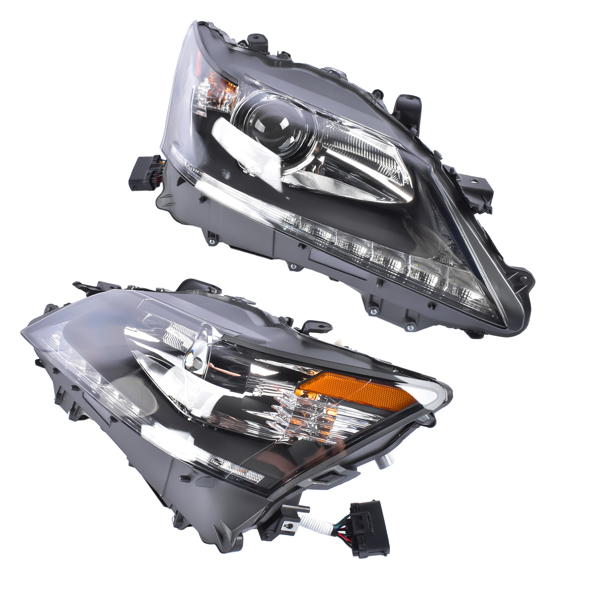 一对大灯总成 Pair Headlamps For 2013-2015 Lexus GS350 GS450h NON-AFS 81185-30F80 81145-30F80-6