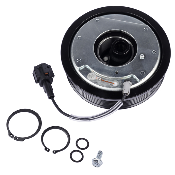 A/C电磁离合器 A/C Compressor Clutch Assembly Kit For Nissan Cube 2009-2013 L4 1.8L Versa 2010-2012 L4 1.8L GAS DOHC CR-10 92600CJ63A 92600CJ63D 92600CJ63E-2