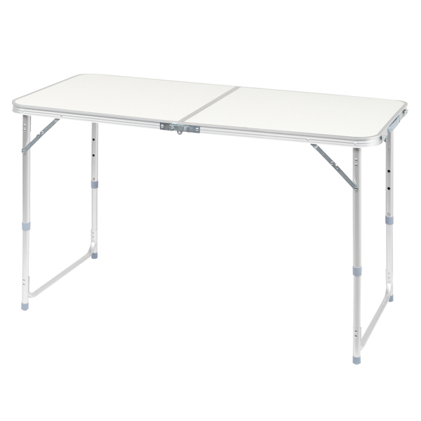 4ft 银色 户外折叠桌 铝合金 长方形 30kg DQC-23