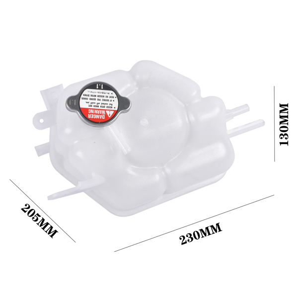 膨胀水壶 Engine Coolant Reservoir Tank w/ Cap & Hose for Nissan Frontier Xterra 2008-2019-8