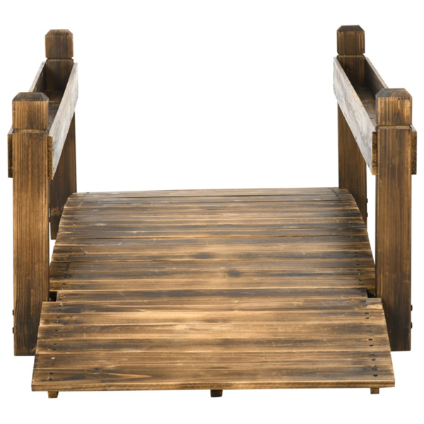  Wooden Garden Bridge Arc Footbridge ( Amazon Shipping)（Prohibited by WalMart）-5