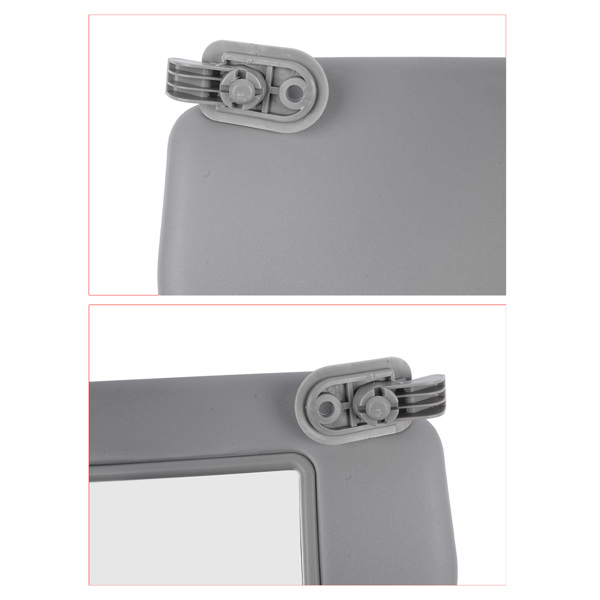 遮阳板 Pair of Front Left and Right Sun Visors for Hyundai Accent 1E 1.6L L4 Driver and Passenger Side 2Pcs 85210-1R000 85220-1R000-9