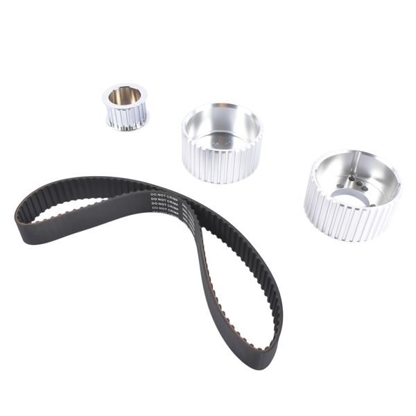 皮带轮套装 Billet Aluminum Belt Drive Pulley Kit SWP for Small Block Chevy SBC 283 305 327 350 383 400 Engine-5