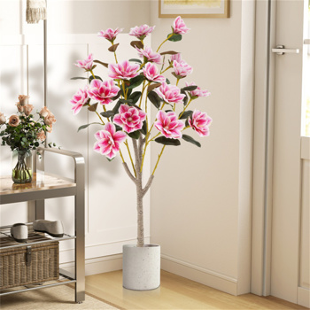51“人工木兰树，有18朵木兰花（amazon shipping-发货，WALMART禁售）