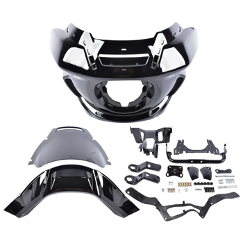 整流罩和挡风玻璃支架 Front Fairing Windshield & Bracket Kit for Harley Softail Low Rider S 2018-2024