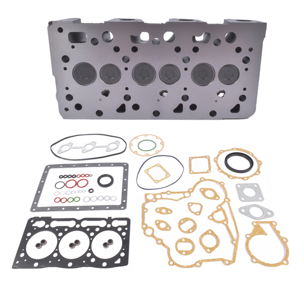 缸盖套装 D1105 Complete Cylinder Head with Full Gasket Set for Kubota RTV1100 RTV1100CW9 RTV1140CPX-7
