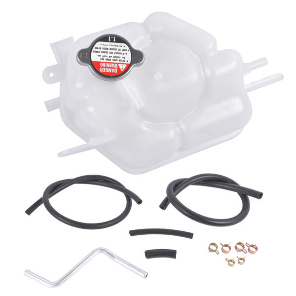 膨胀水壶 Engine Coolant Reservoir Tank w/ Cap & Hose for Nissan Frontier Xterra 2008-2019-1