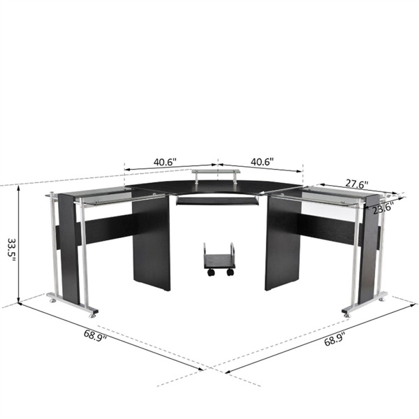 Office Computer Desk ( Amazon Shipping)（Prohibited by WalMart）-3