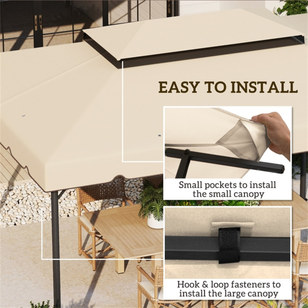 Outdoor Pop Up Canopy Gazebo ( Amazon Shipping)（Prohibited by WalMart）-5