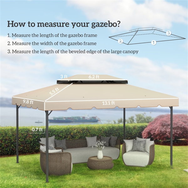 Outdoor Pop Up Canopy Gazebo ( Amazon Shipping)（Prohibited by WalMart）-3