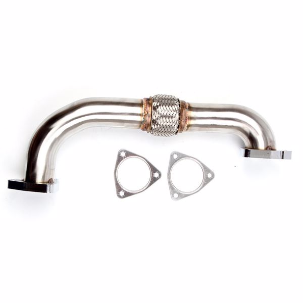 排气管 6.4L Turbocharger Up Pipe For 08-10 Ford F250 Super Duty 08-10 Ford F350 Super Duty Stainless Steel（禁售TEMU&亚马逊）(不支持无理由退货)-5