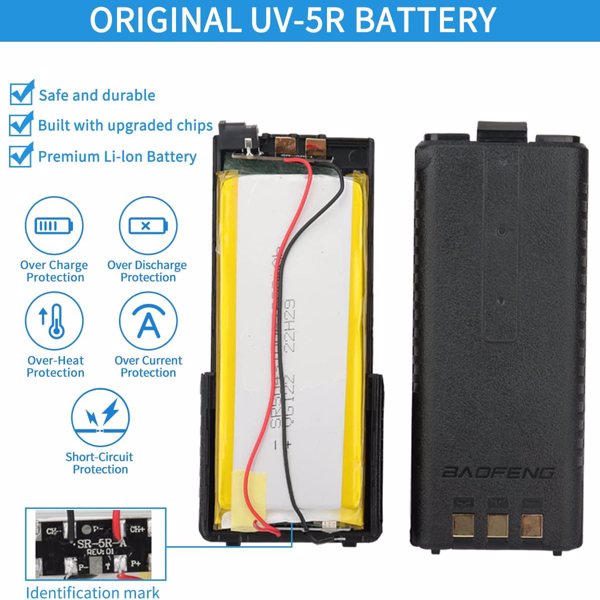 宝峰 UV-5R 3800mAh 双频对讲机  黑色 一个装 -3
